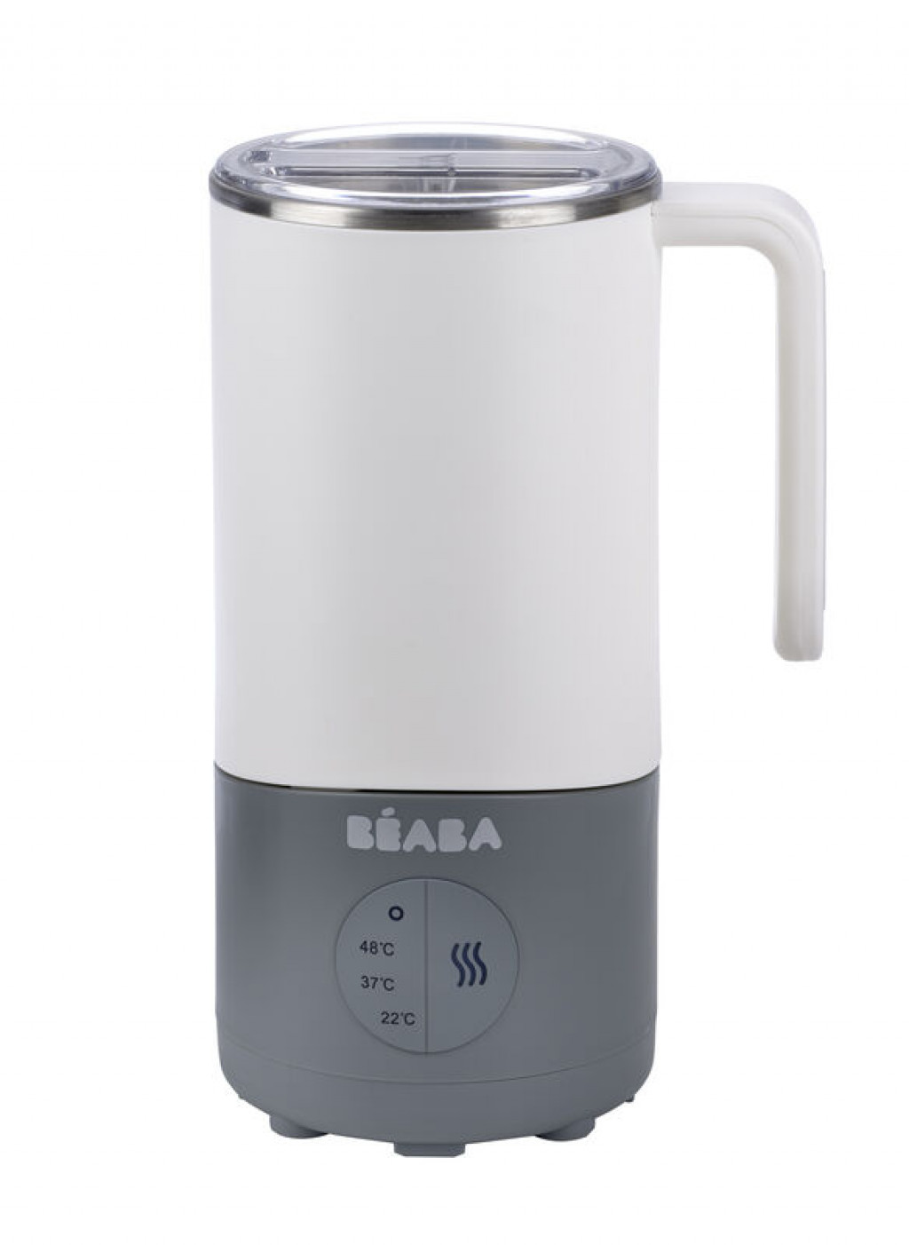 Beaba Ohřívačka mléka s mícháním Milk Prep White Grey