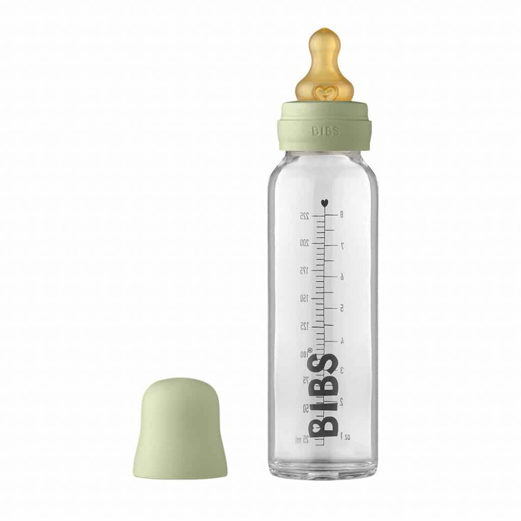 BIBS BIBS Baby Bottle sklenená fľaša 225ml (Sage)