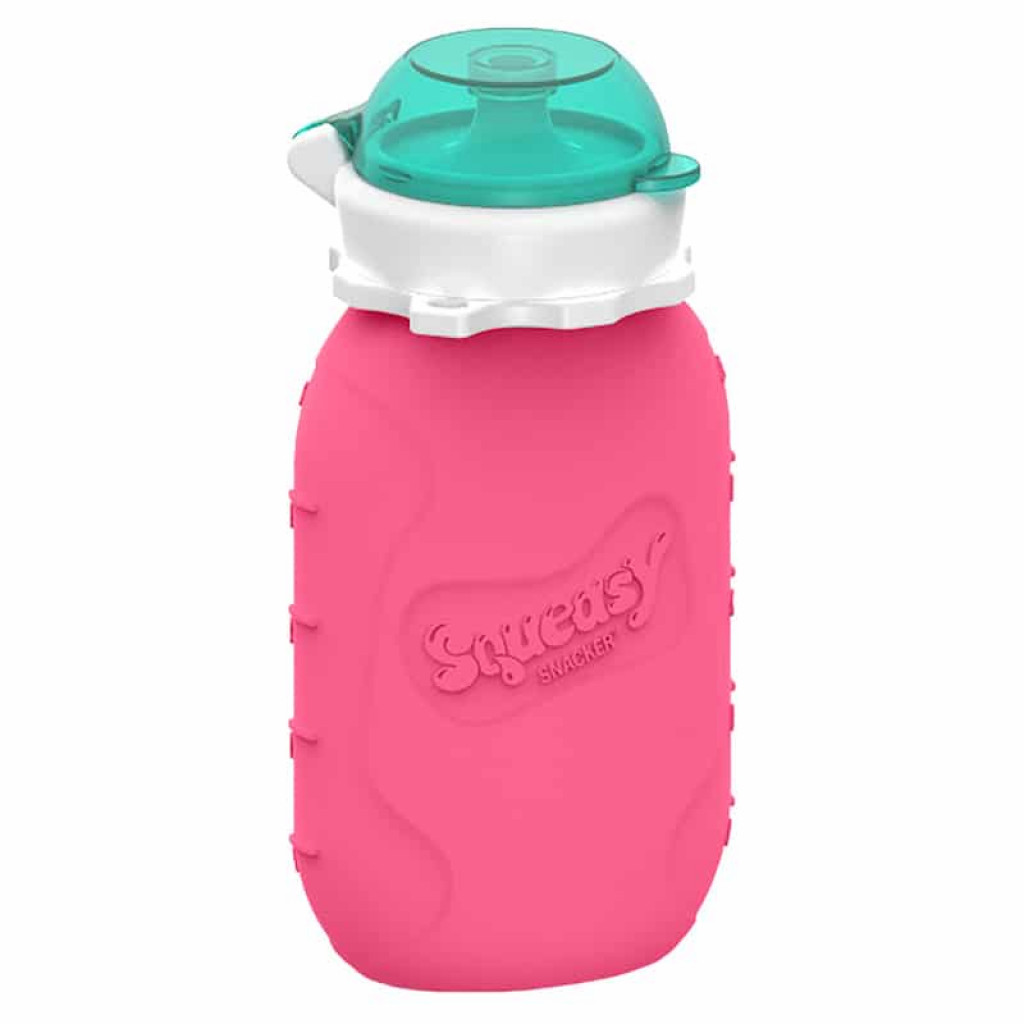 Squeasy Gear Squeasy Gear silikónová kapsička 180 ml (ružová)