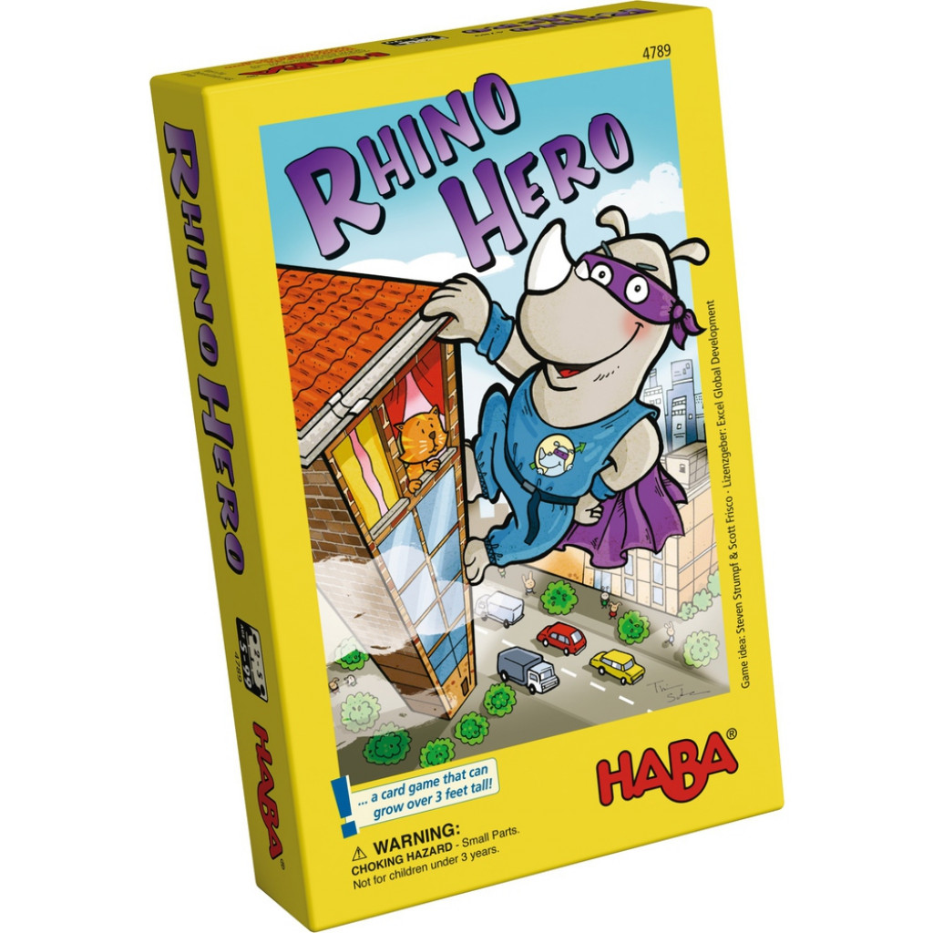 Haba společenská hra pro děti  Rhino Hero