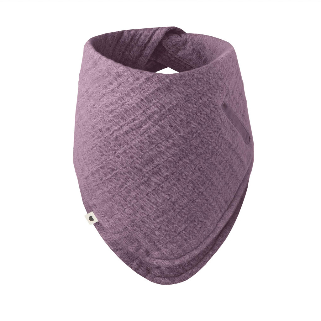 BIBS BIBS Bandana mušelínový slintáčik z BIO bavlny (Mauve)