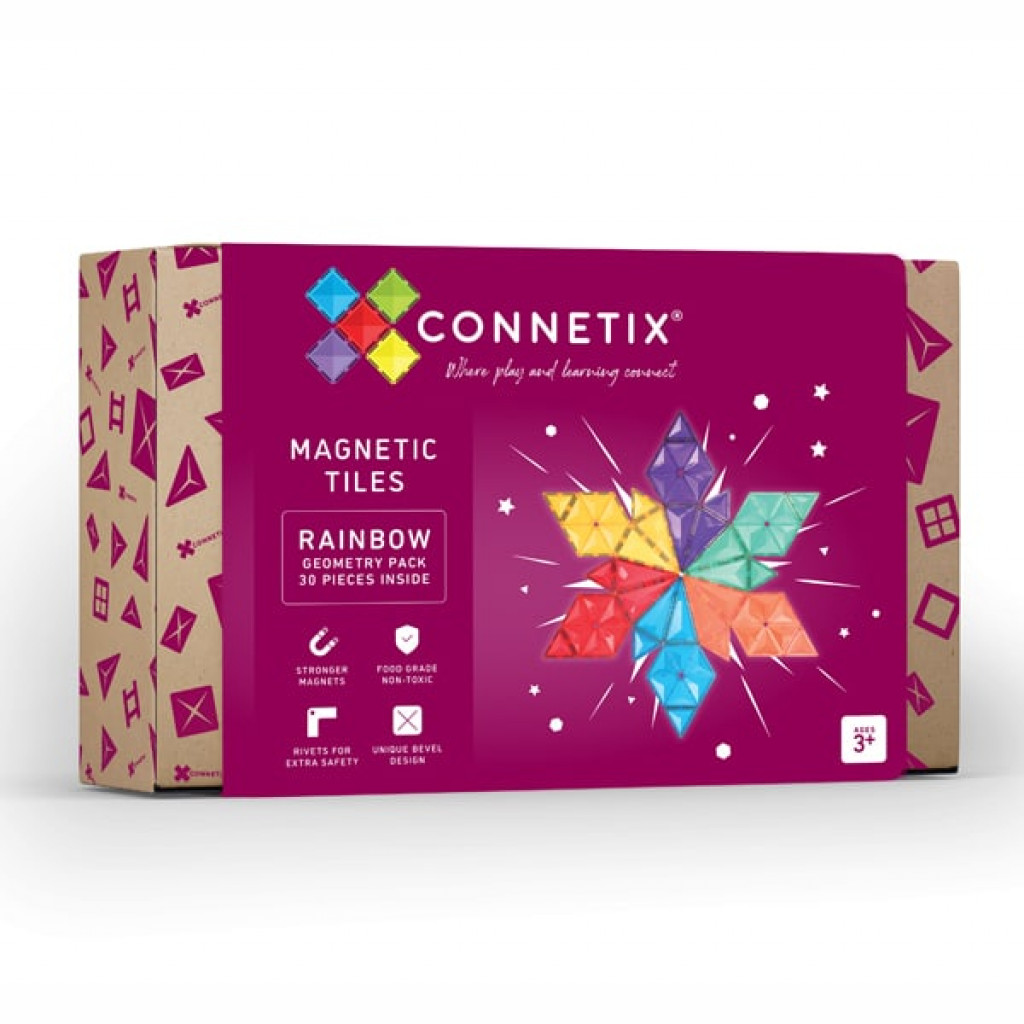 Connetix Magnetická stavebnice - Geometry Pack 30 ks