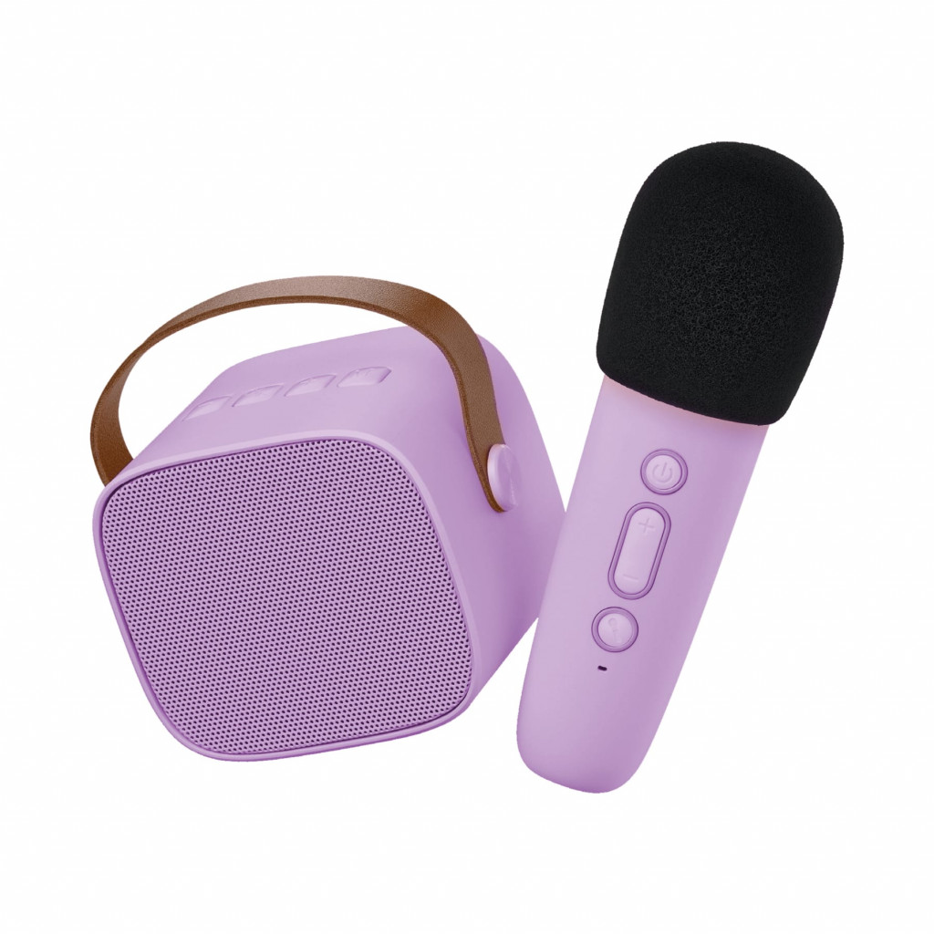 Lalarma Bluetooth Karaoke set Mikrofon a Reproduktor Purple