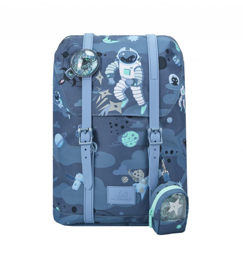 Frii of Norway Ergonomická školská taška 22L Retro Astronaut