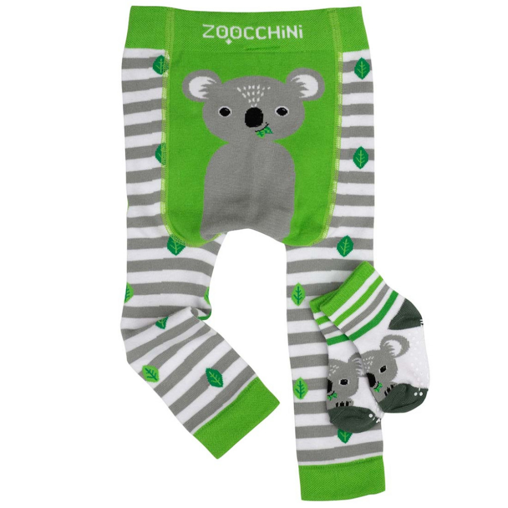 Zoocchini Set legínky a ponožky Koala 12 - 18 m