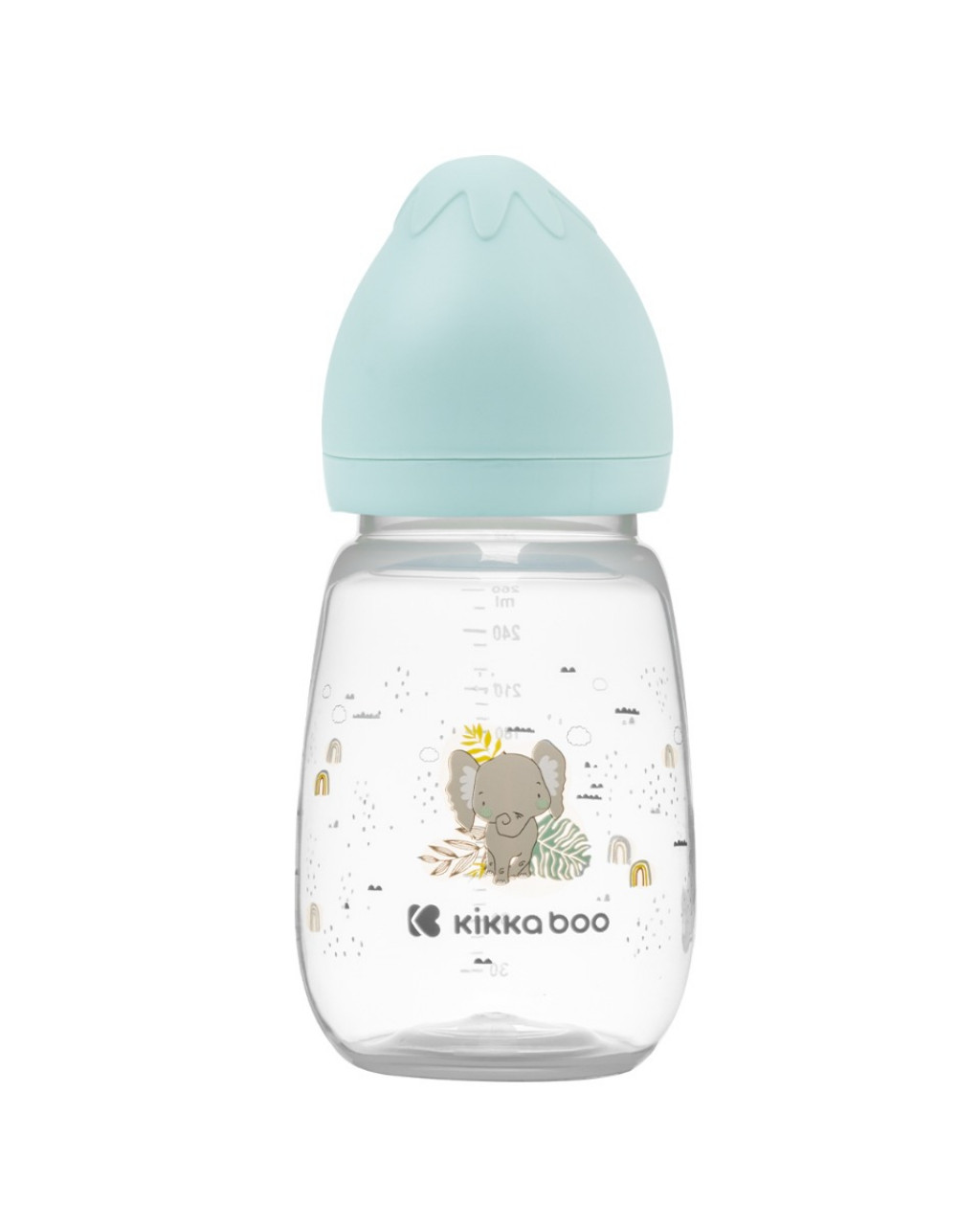 KikkaBoo Kojenecká láhev 260ml 3m+ Savanna Mint