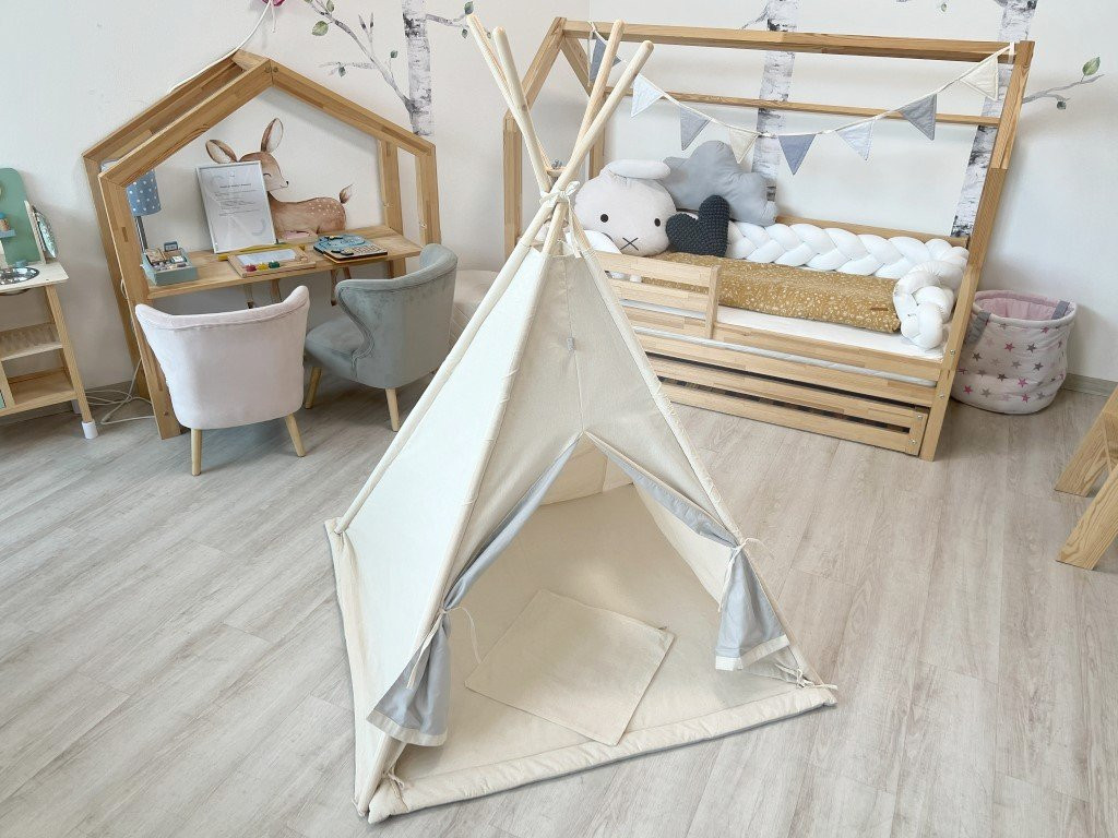 Elis design Teepee stan - Krémová