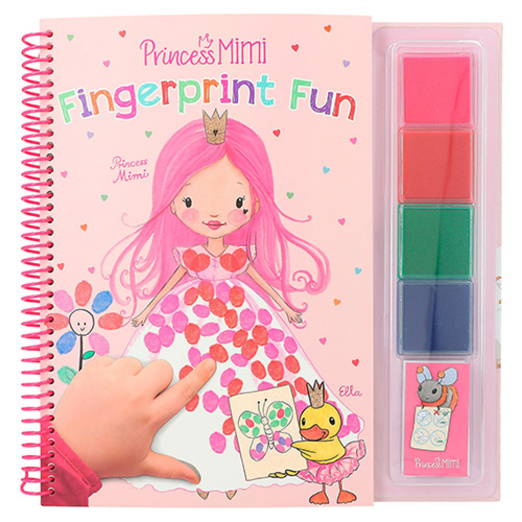 Princess Mimi Omalovánka | Fingerprint Fun, 4 barvy