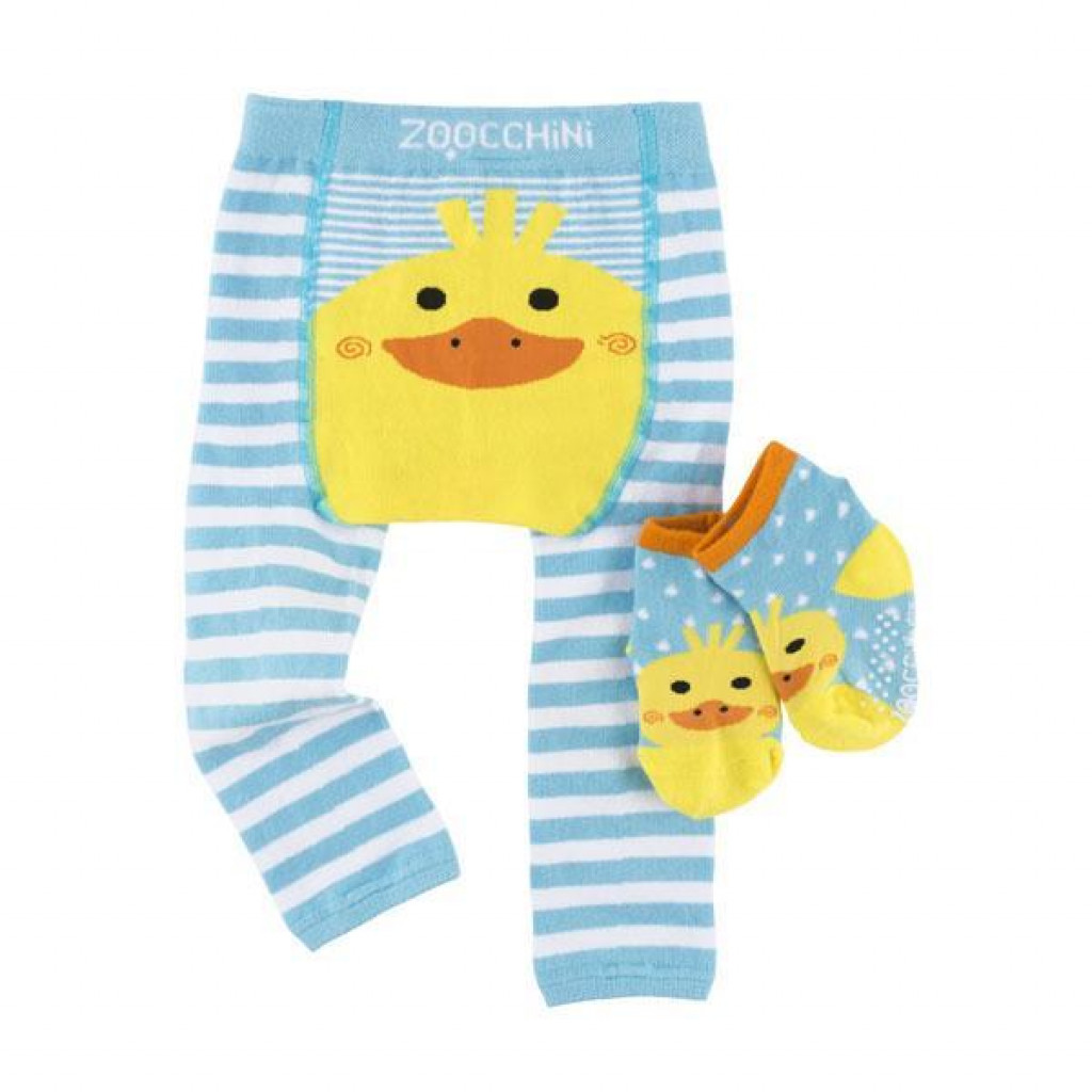 Zoocchini Set legínky a ponožky Kačka 12 - 18 m