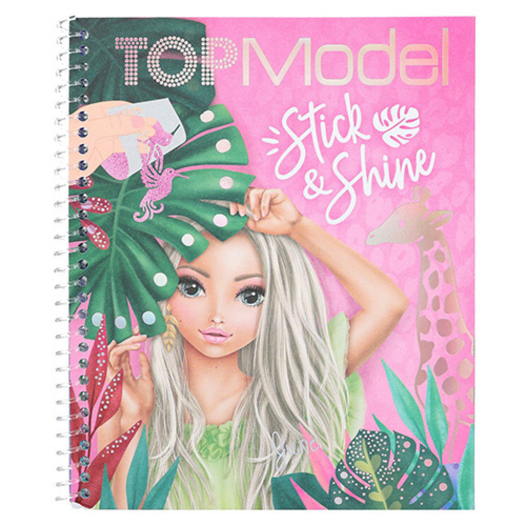 Top Model Stick & Shine, Blok a lesklé lepicí fólie, June