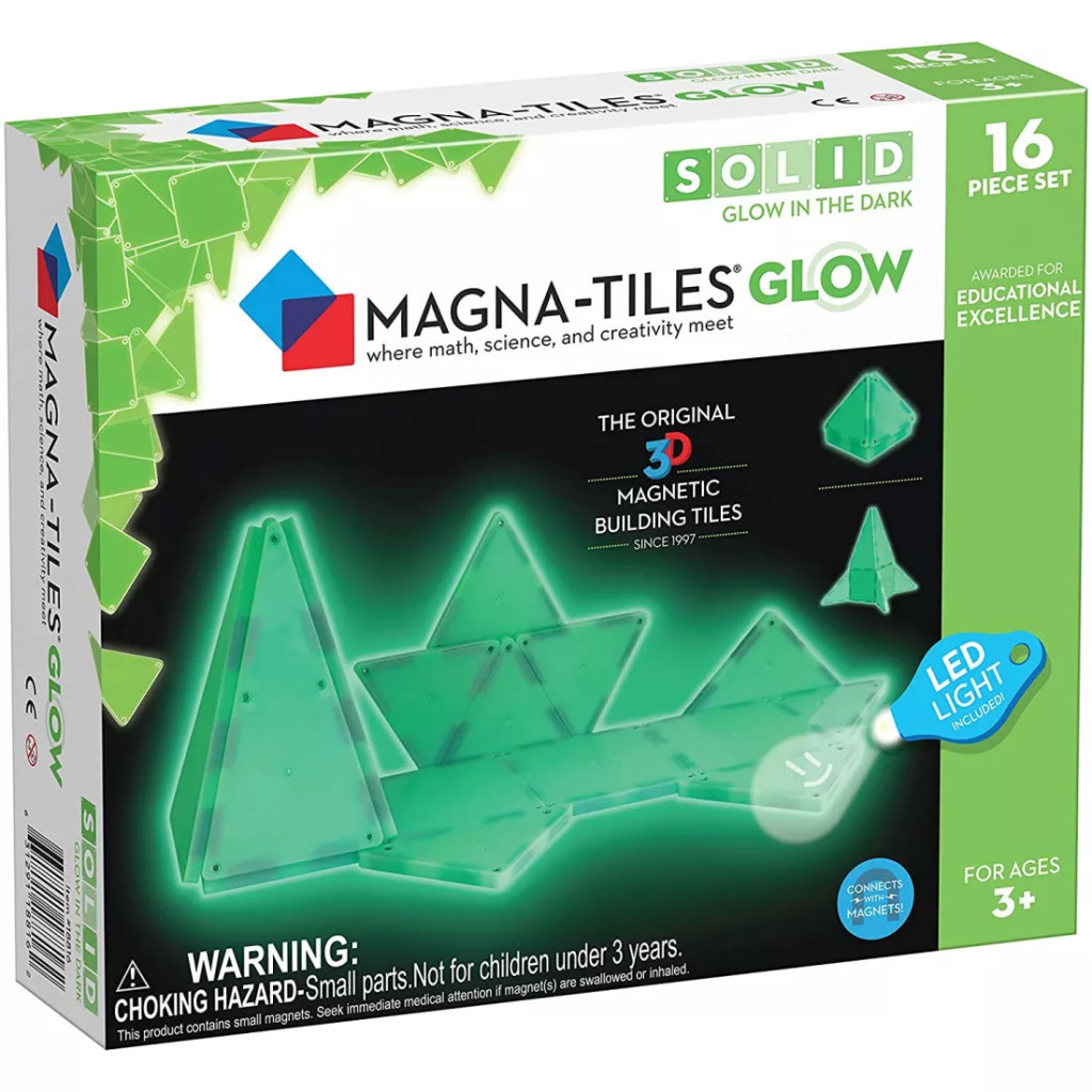 Magna-Tiles Magnetická stavebnice Glow 16 dílů