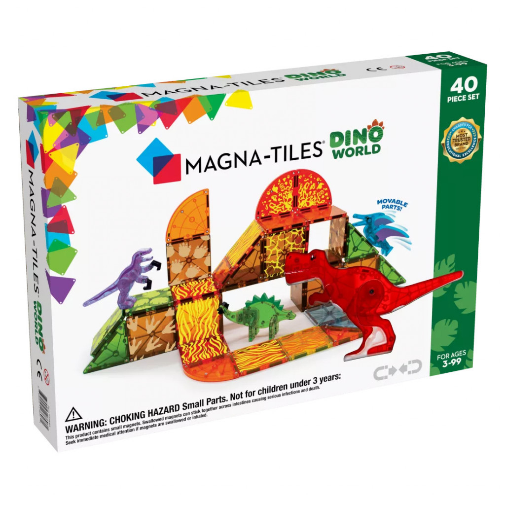 Magna-Tiles Magnetická stavebnice Dino 40 dílů