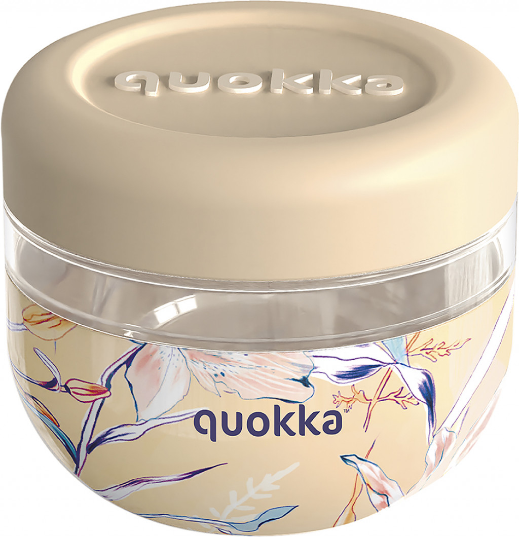 Quokka Plastová nádoba na jídlo Bubble Vintage Floral 500 ml