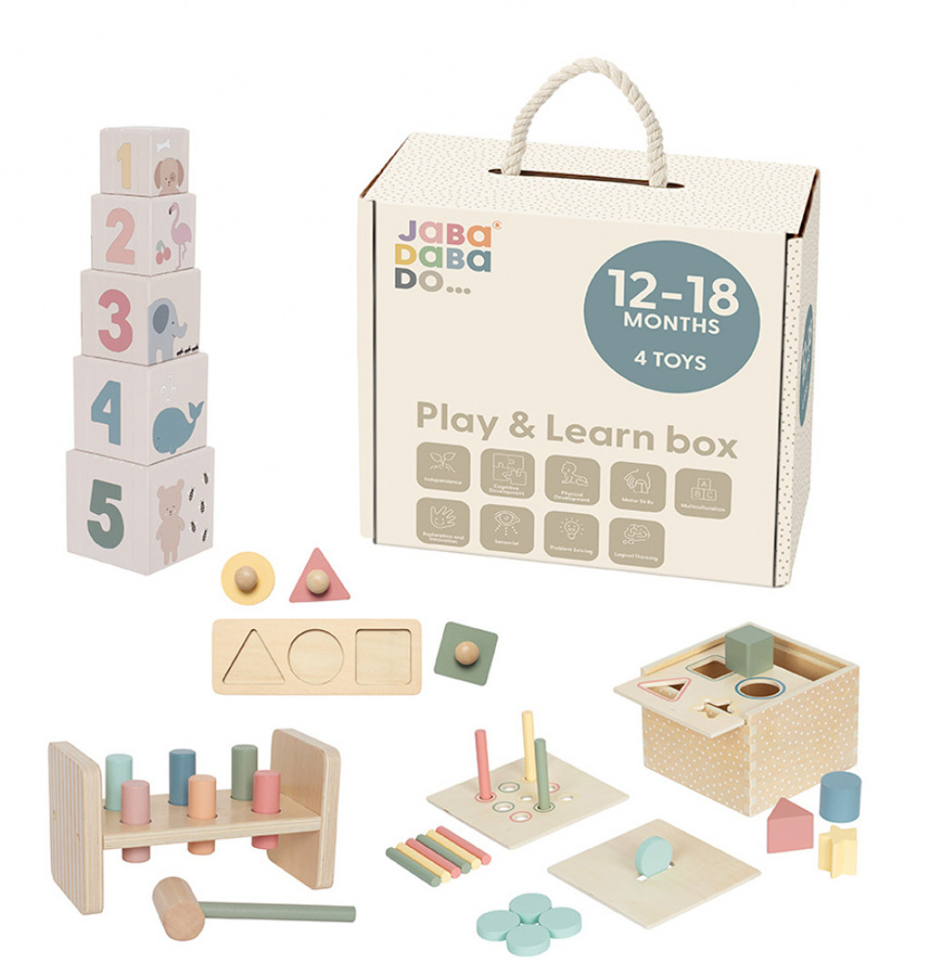 JaBaDaBaDo Jabadabado Play and Learn box 12-18m