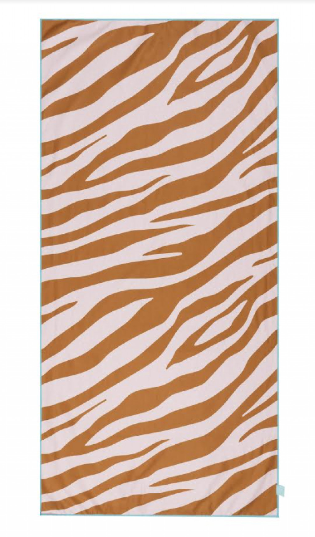 Swim Essentials Plážový ručník z mikrovlákna 135 x 65 Zebra oranžová