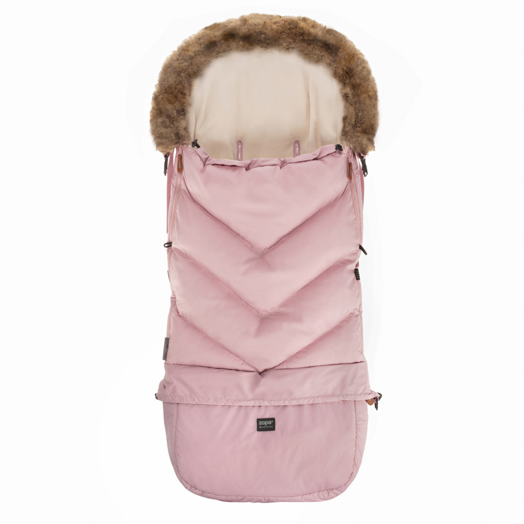 Zopa Zimný fusak Fluffy Combi, Old Pink