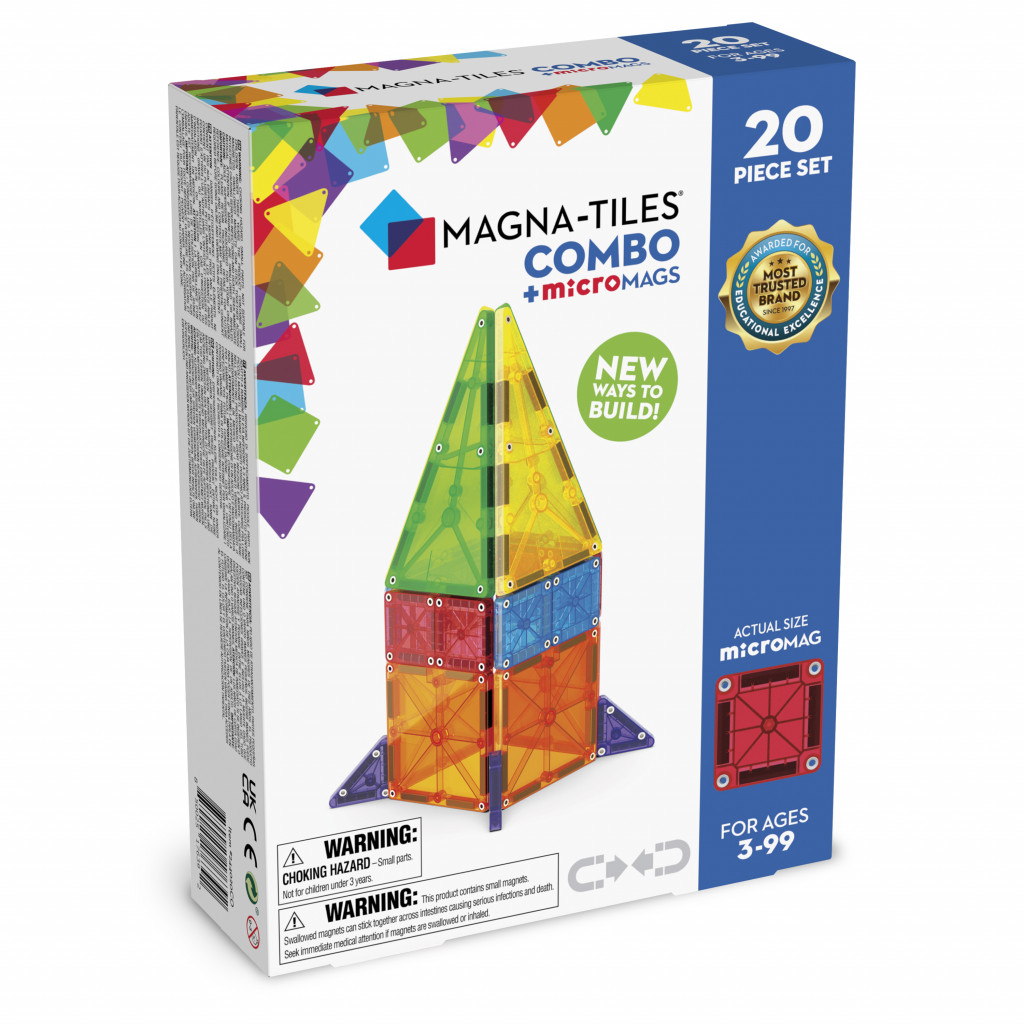 Magna-Tiles Magnetická stavebnice Combo 20 dílů