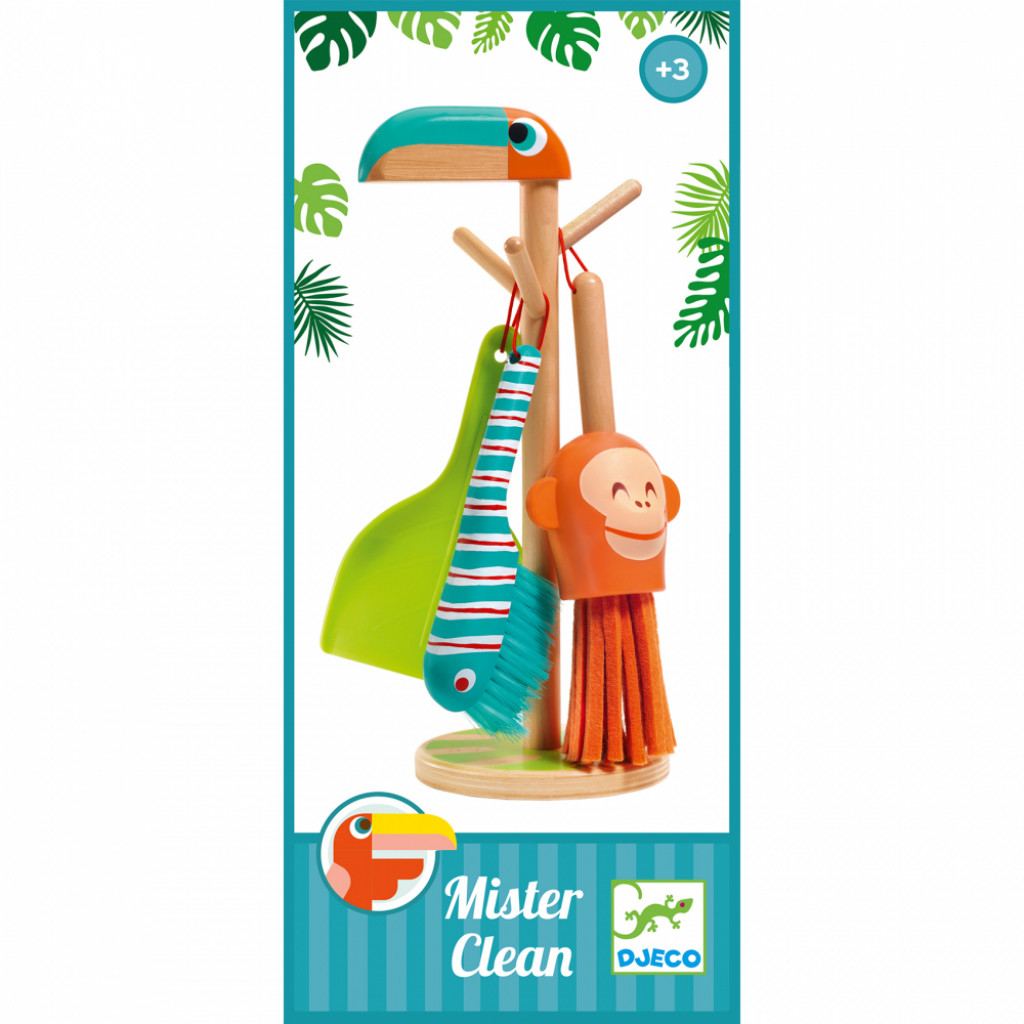 DJECO Sada pre rolové hry: Mister Clean- zametanie