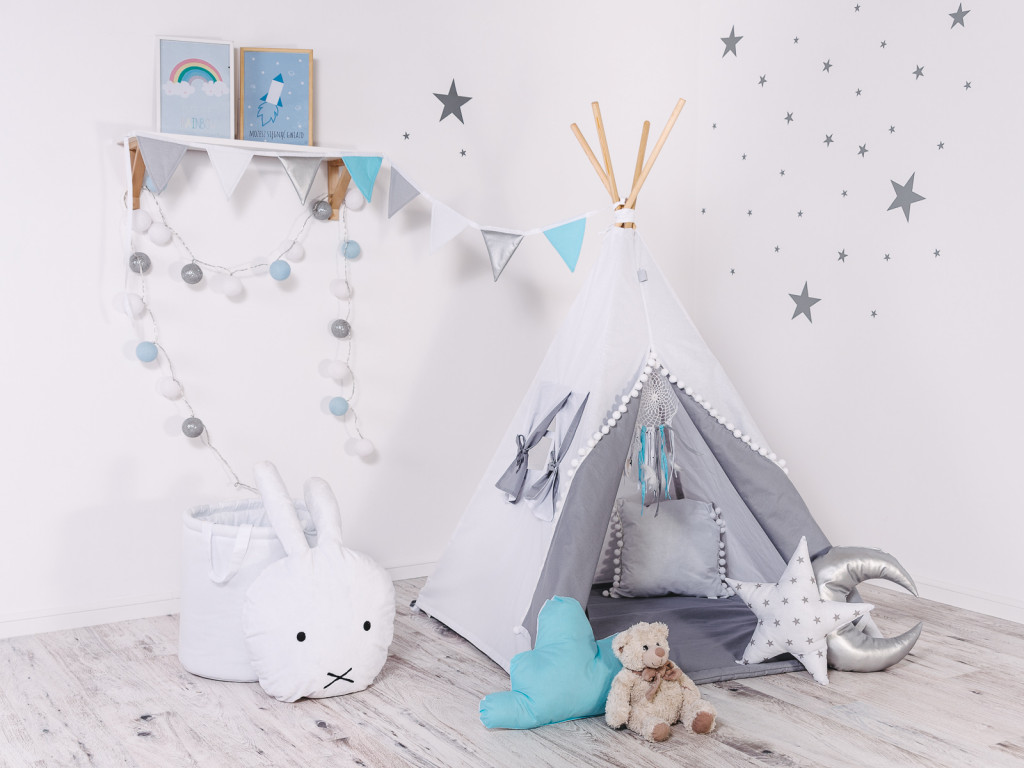 Elis design Teepee stan set Biely anjelik varianta: standard