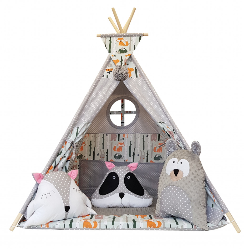 Elis design Teepee stan Lesné zvieratká