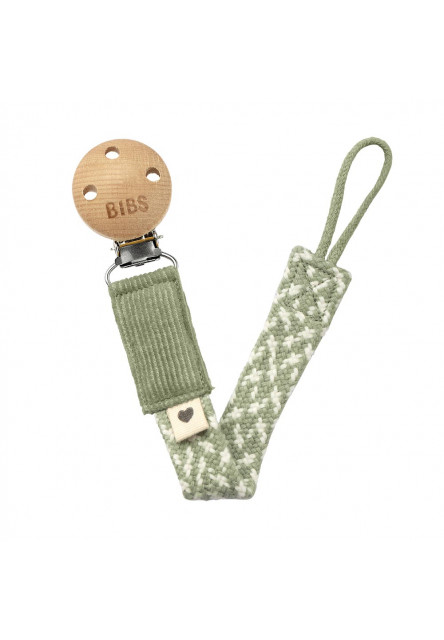 Paci Braid klip na dudlík (Blush / Ivory)