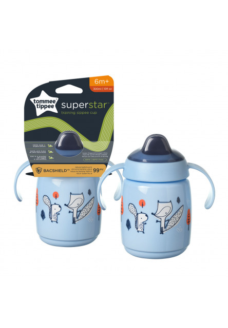 Netekoucí hrnek Superstar 300ml 6m+ Blue