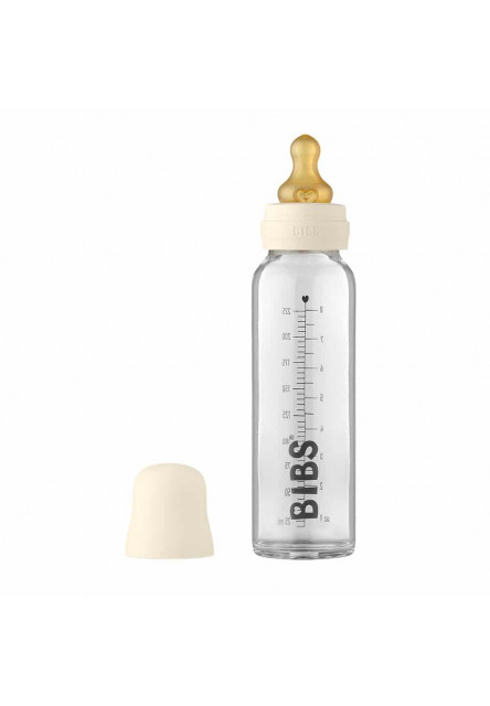 BIBS Baby Bottle sklenená fľaša 225ml (Dusky Lilac)