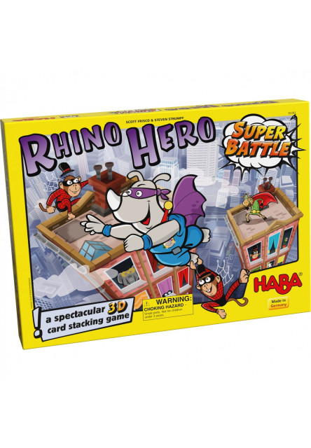 společenská hra pro děti Rhino Hero Super Bitva