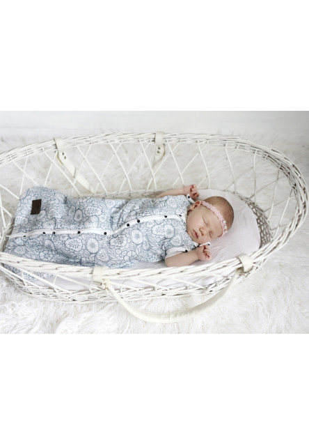 Spací pytel Sleepee Newborn Bohemian Green