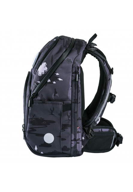 Ergonomický školní batoh Expand 20-25L - Dinosaur Black