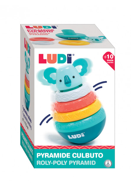 Pyramida z kroužků Koala