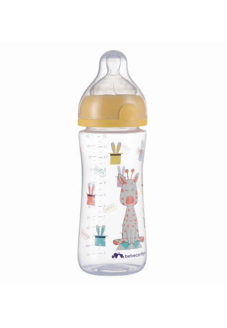 Kojenecká láhev Emotion 360ml 6m+ Yellow