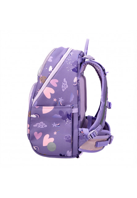 Ergonomická školská taška 22L - Easy Purple Unicorn