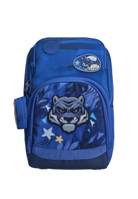 Ergonomická školská taška 22L - Easy Tiger Blue Frii of Norway