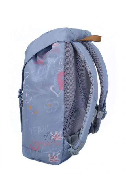 Ergonomický školní batoh 30L Light Blue