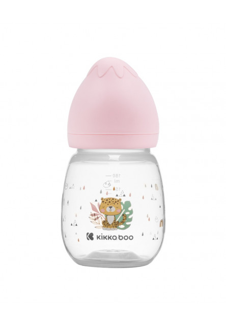 Kojenecká láhev 180ml 3m+ Savanna Pink