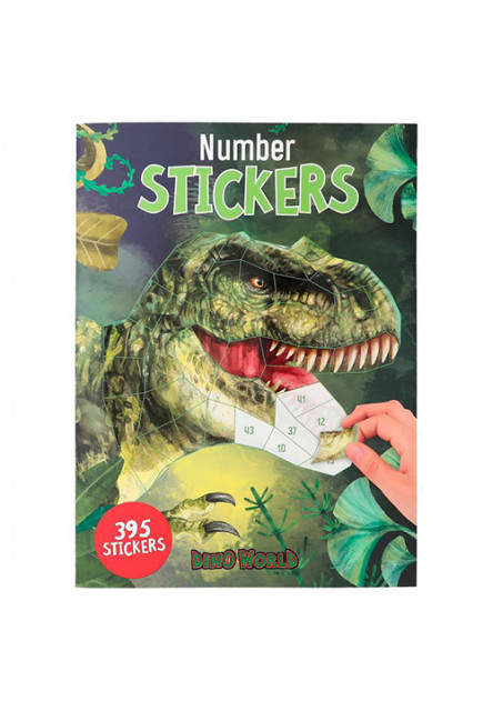 Number Stickers, 8 motivů, 395 samolepek