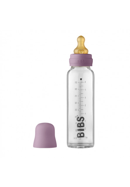 BIBS Baby Bottle sklenená fľaša 225ml (Cloud)