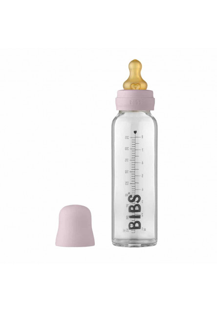 BIBS Baby Bottle sklenená fľaša 225ml (Baby Blue)