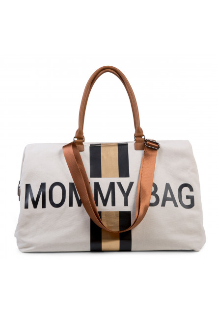 Přebalovací taška Mommy Bag Off White / Black Gold