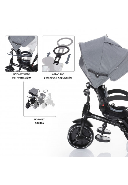 Trojkolka Citi Trike, Foggy Grey