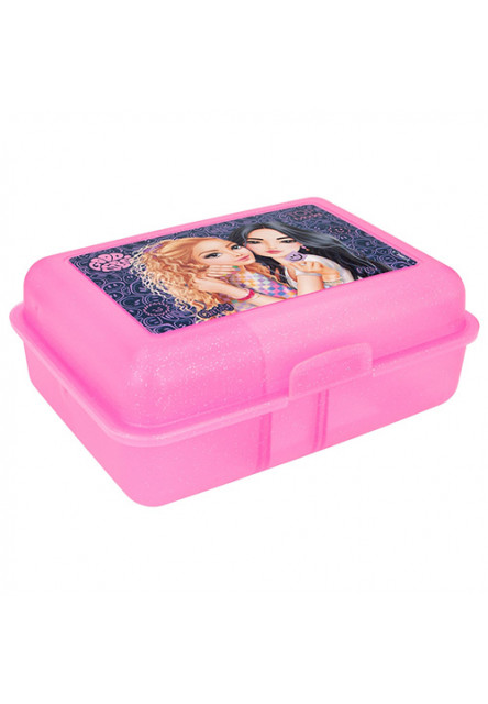 Svačinový box, Růžový s flitry, Christy + Miju Top Model