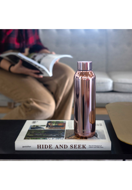 Nerezová termoláhev Solid Sleek Rose Gold 630 ml