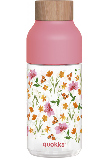 Plastová láhev Ice Pink Flowers 570 ml