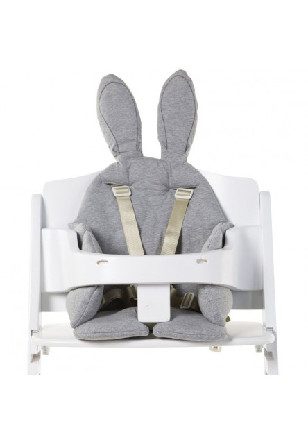 Sedací podložka do dětské židličky Rabbit Jersey Grey