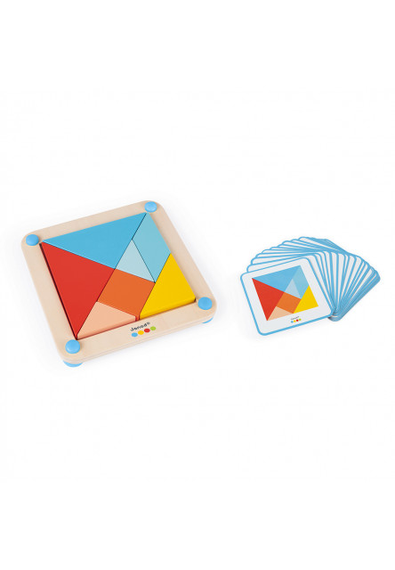 Origami Tangram s předlohami 25 ks karet série Montessori