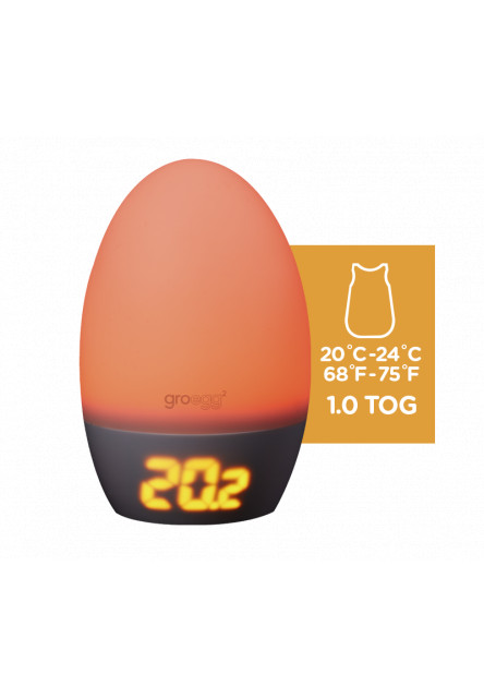 Teploměr a noční světlo Gro Egg2