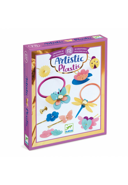 Artistic Plastic: Ozdoby do vlasov z magického plastu (pre staršie deti)