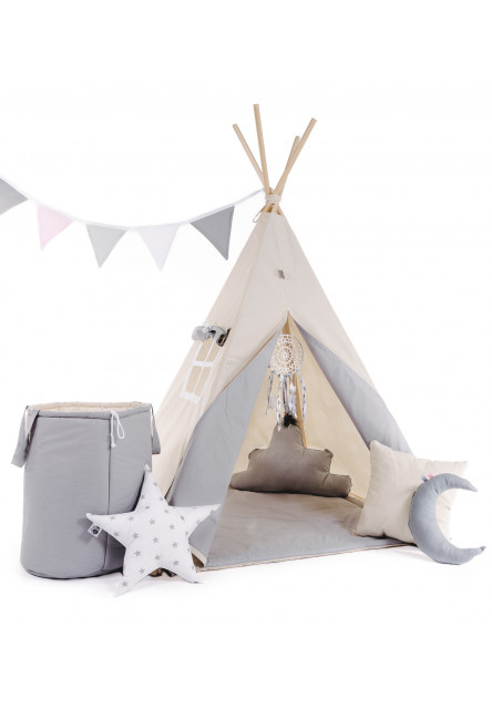 Teepee stan set béžový varianta: premium